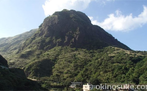 台湾の金瓜石の山