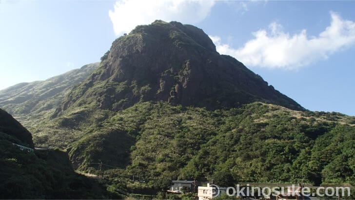 台湾の金瓜石の山