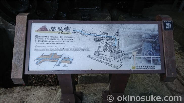 台湾　台北　黄金博物館　送風機